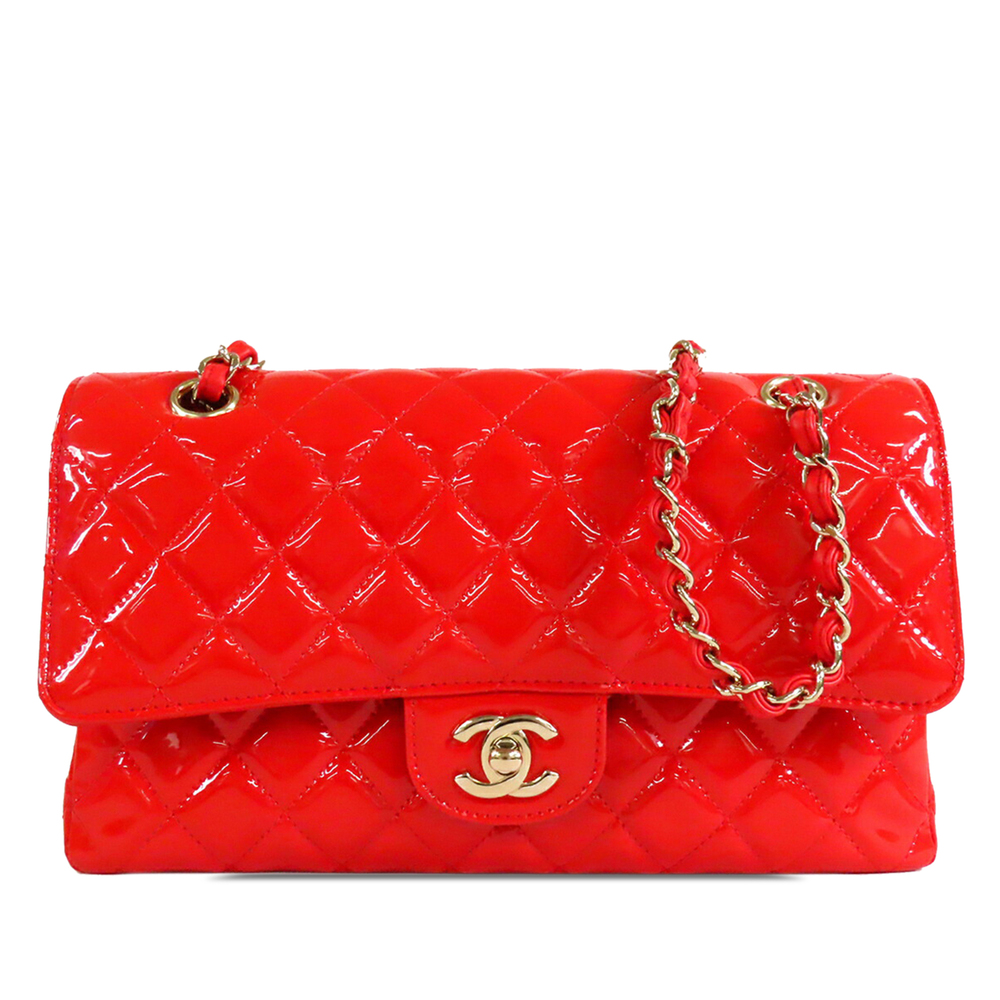 Pre-Loved Chanel Medium Classic Patent Double Flap - Picture 1 of 12